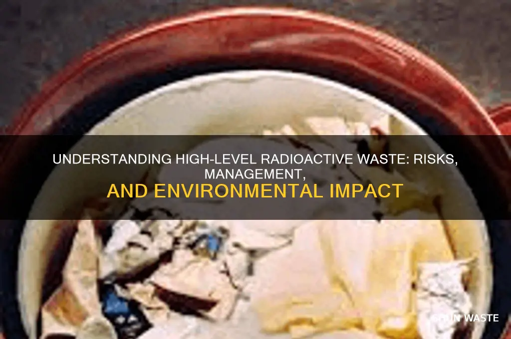 what is a high level radioactive waste