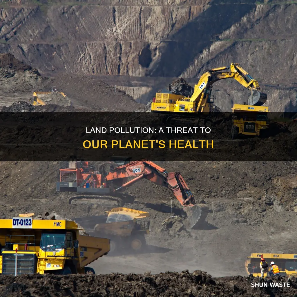 what is a land pollution