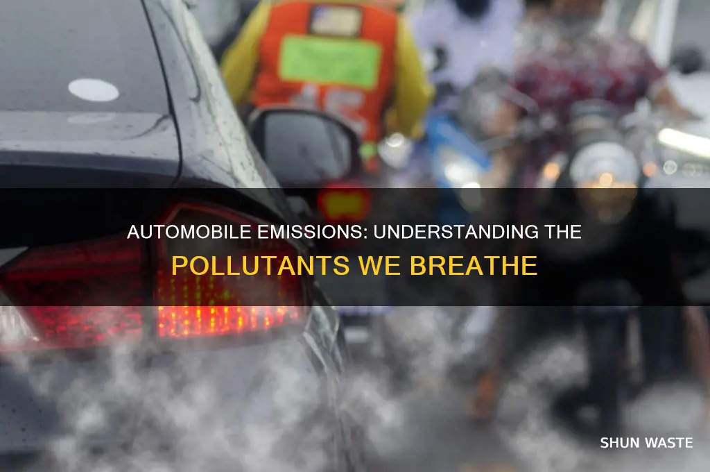 what is a pollutant that forms from automobile emissions