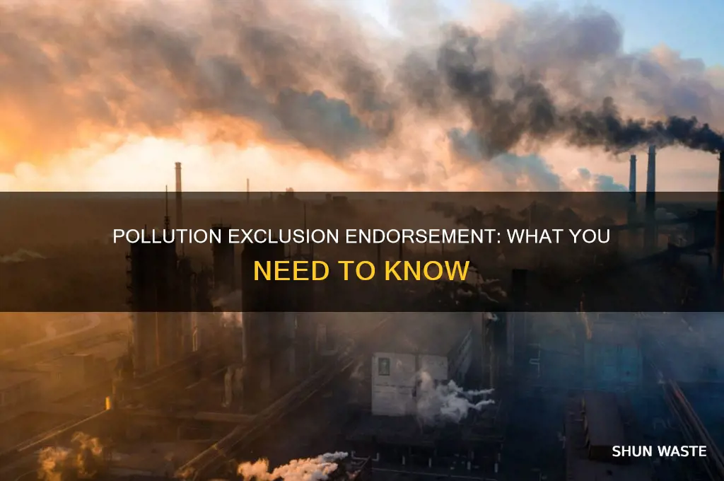 what is a pollution exclusion endorsement
