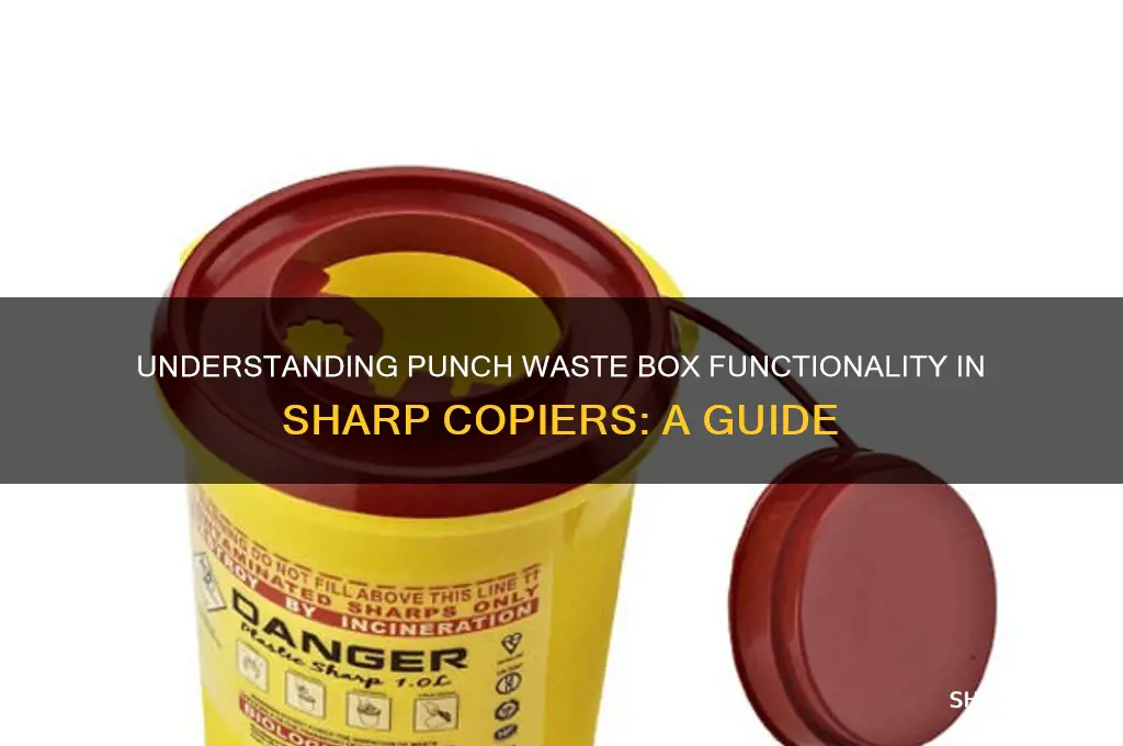 Understanding Punch Waste Box Functionality In Sharp Copiers: A Guide ...