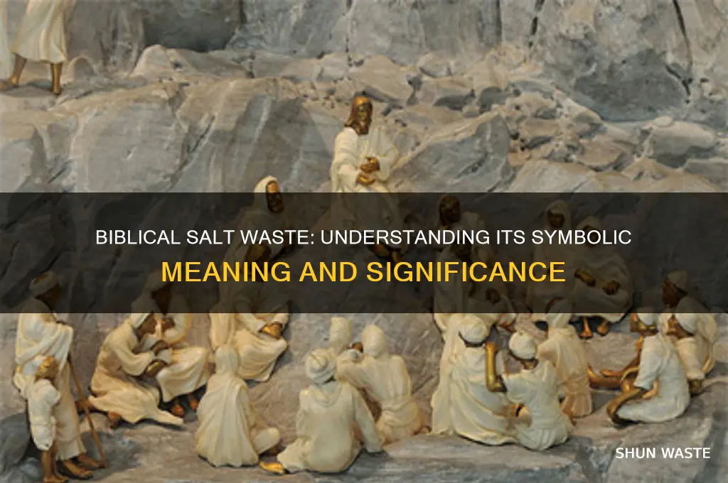 what is a salt waste in the bible