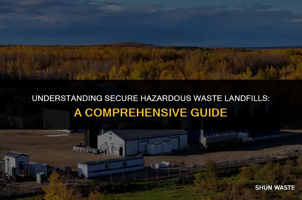 what is a secure hazardous waste landfill apes