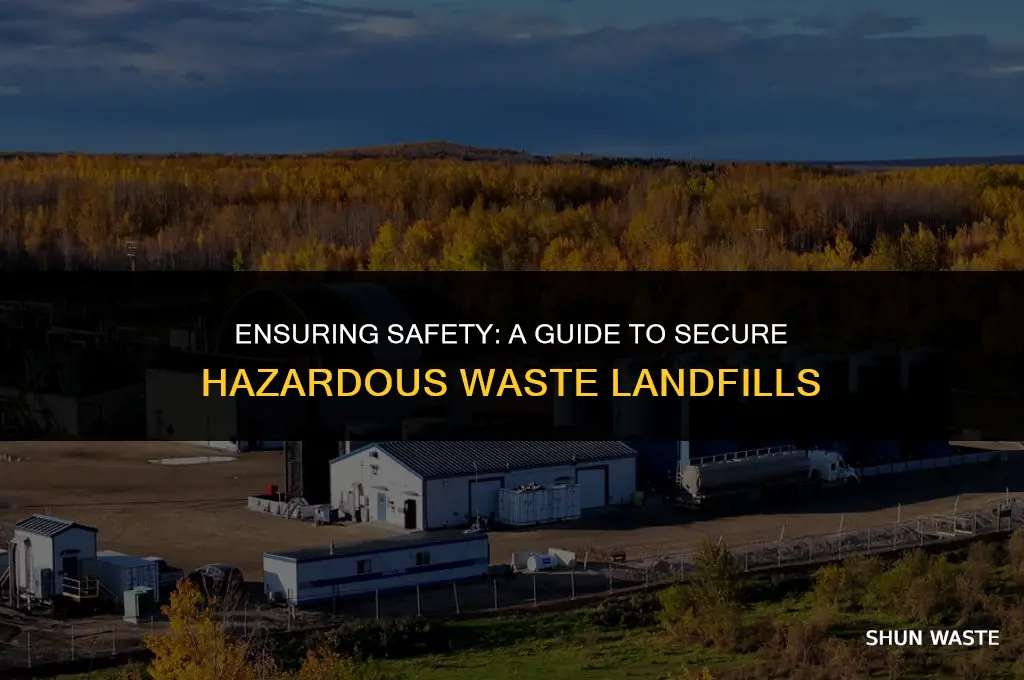 what is a secure hazardous waste landfill