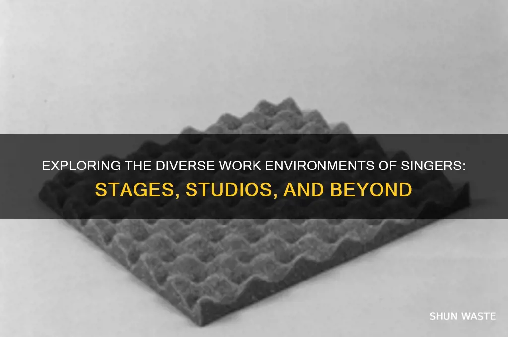 what is a singers work environment