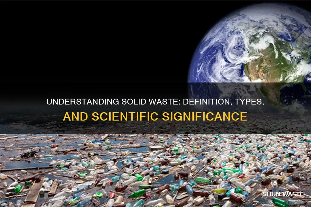 what is a solid waste in science