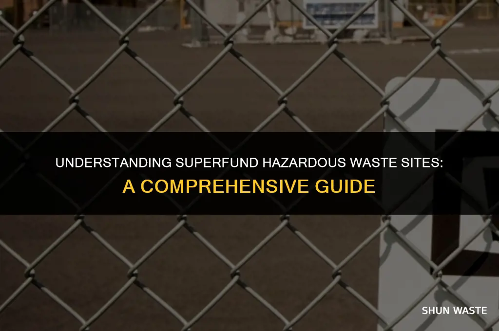 what is a superfund hazardous waste site