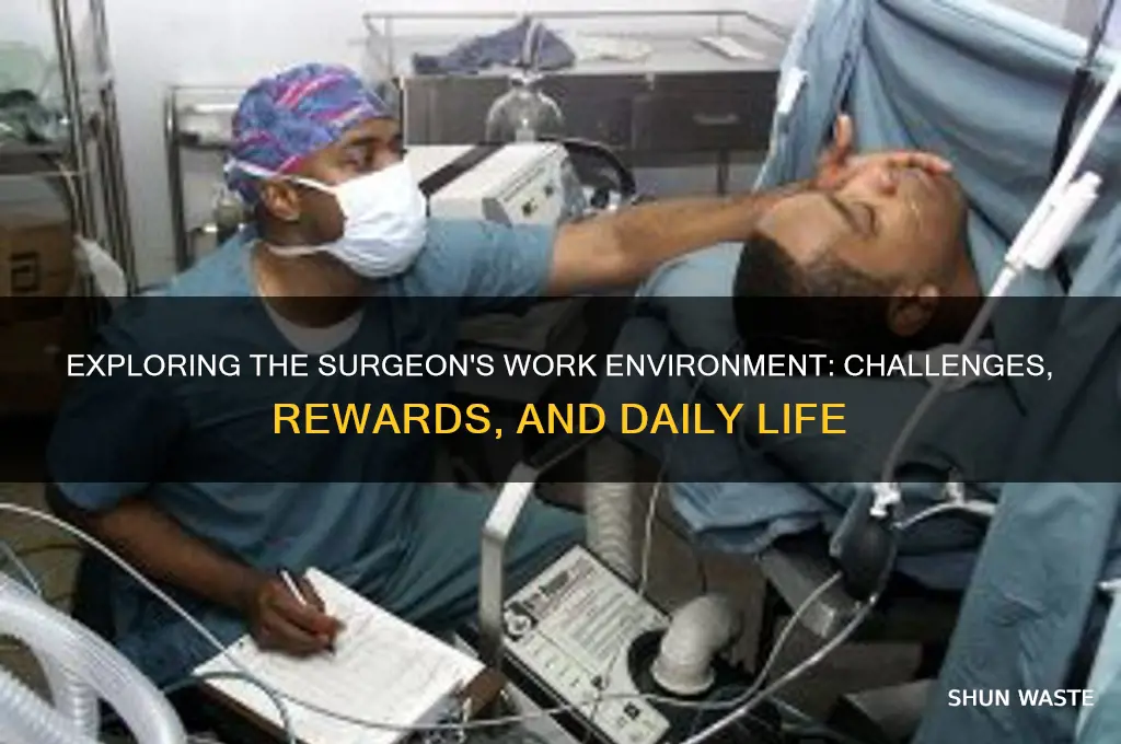 what is a surgeon work environment like