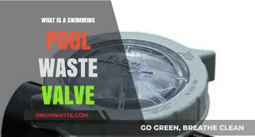 Understanding the Function and Importance of a Swimming Pool Waste Valve