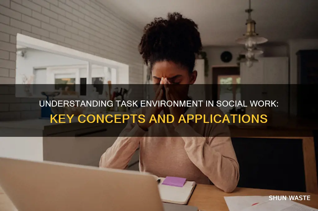 what is a task environment social work