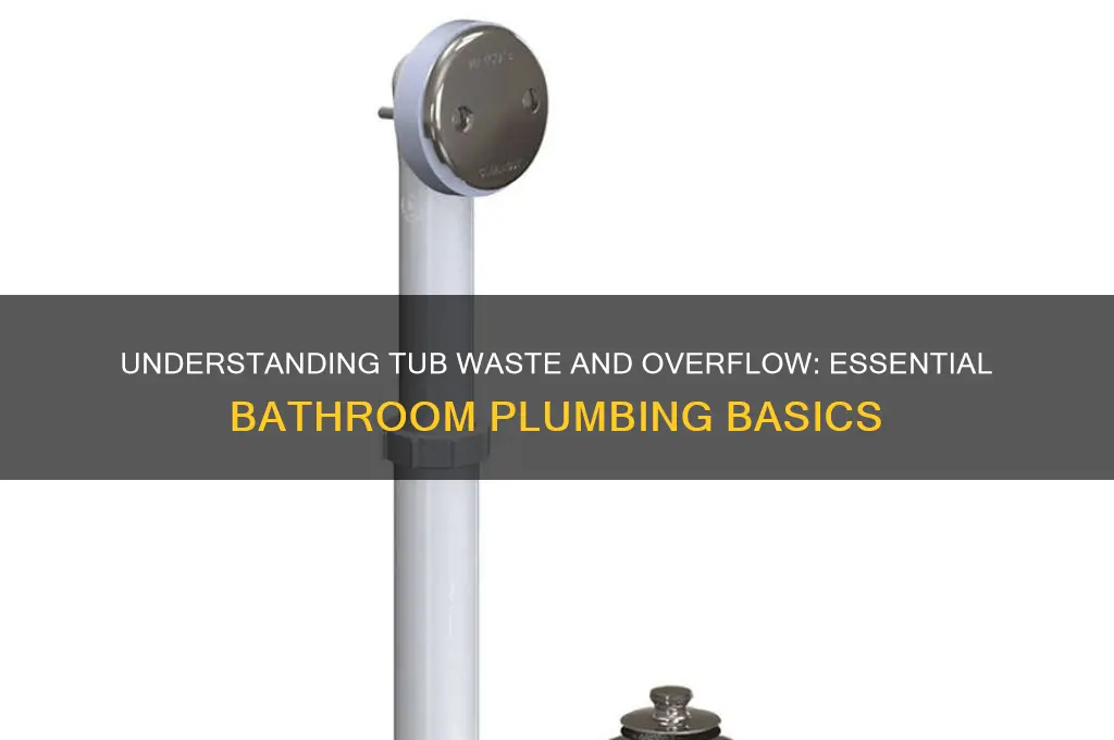 what is a tub waste and overflow