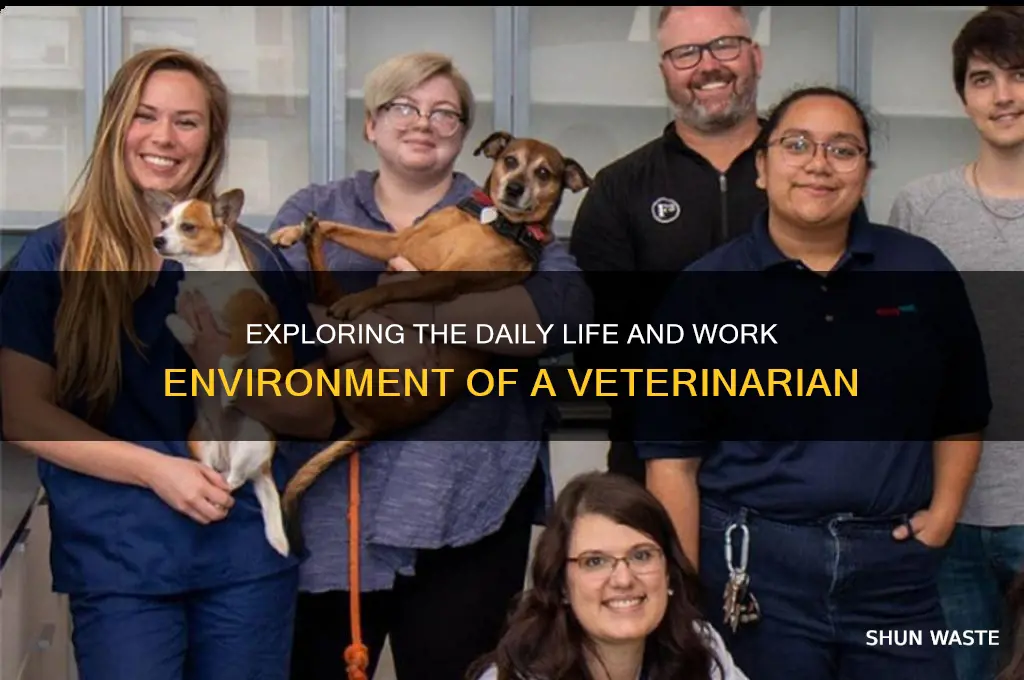 what is a veterinarian work environment