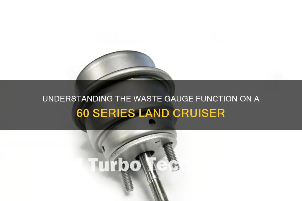 what is a waste guage on 60 series