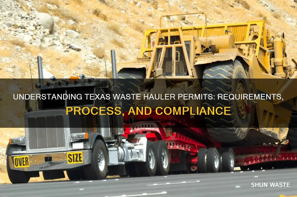 what is a waste hauler permit in texas