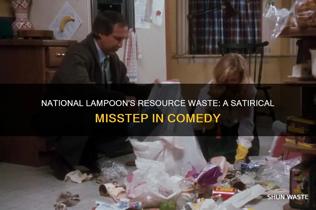 what is a waste of resources this was natinol lampoons