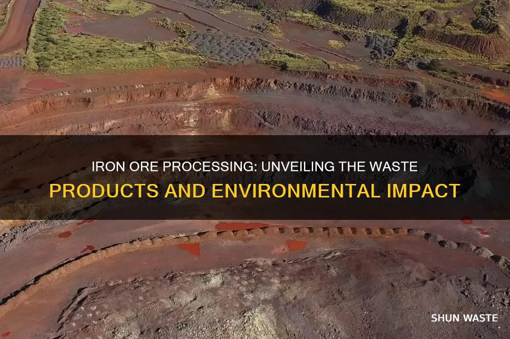 what is a waste product from iron ore