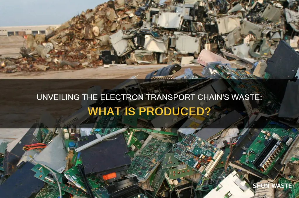 what is a waste product of the electron transport chain