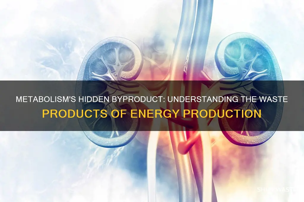 what is a waste product of the process of metabolism