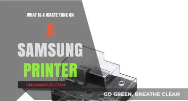 Understanding the Waste Tank Function in Samsung Printers: A Guide