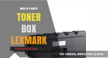 Understanding the Function of a Lexmark Waste Toner Box