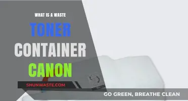 Understanding the Canon Waste Toner Container: Purpose and Maintenance Tips
