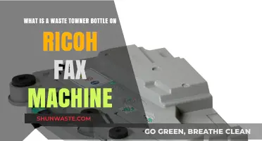 Understanding Ricoh Fax Machine's Waste Toner Bottle: Purpose and Maintenance