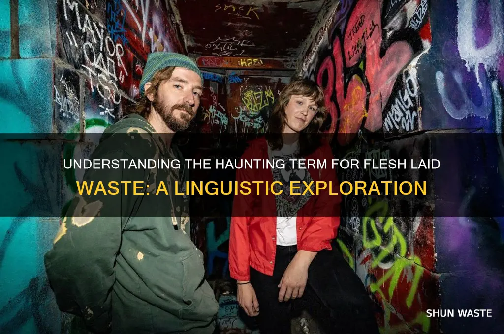 what is a word that means flesh laid waste