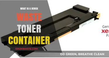 Understanding the Purpose and Function of a Xerox Waste Toner Container