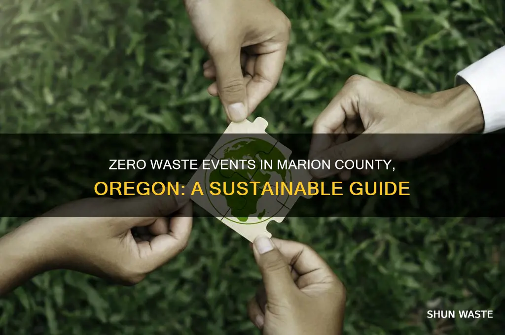 what is a zero waste event marion county oregon