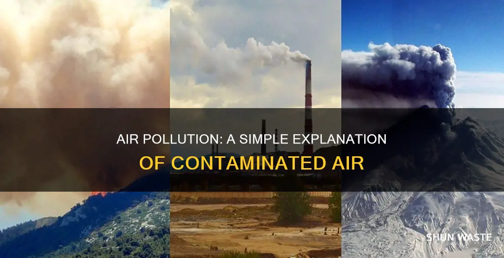 what is air pollution in simple words