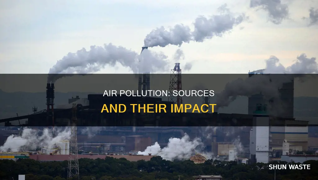 what is air pollution prduced from