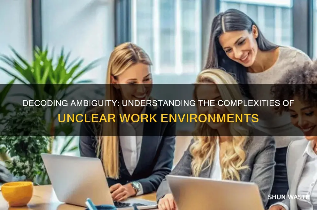 what is an ambiguous work environment
