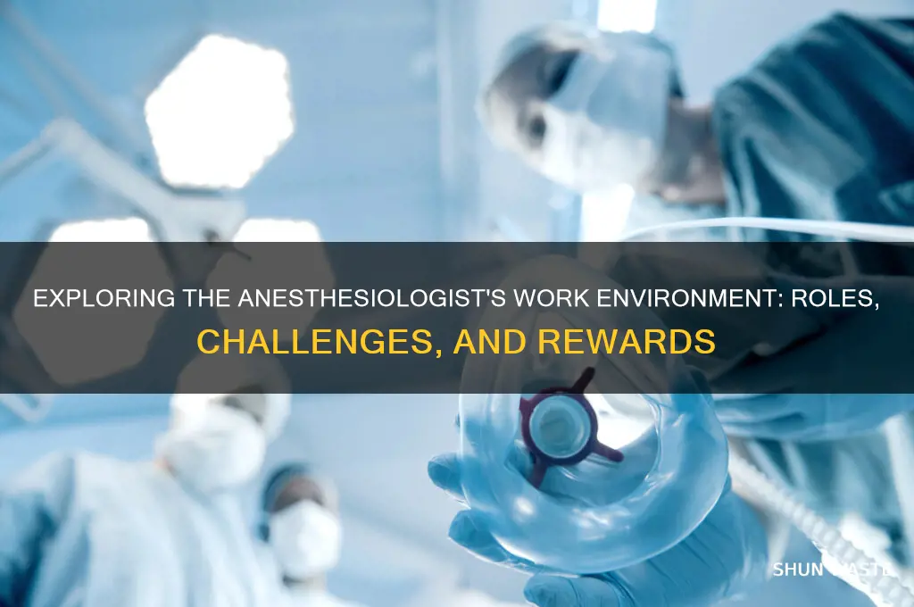 what is an anesthesiologist work environment