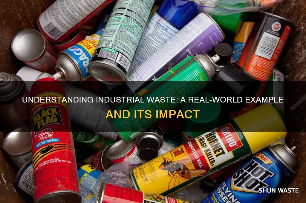 what is an examole of industrial waste