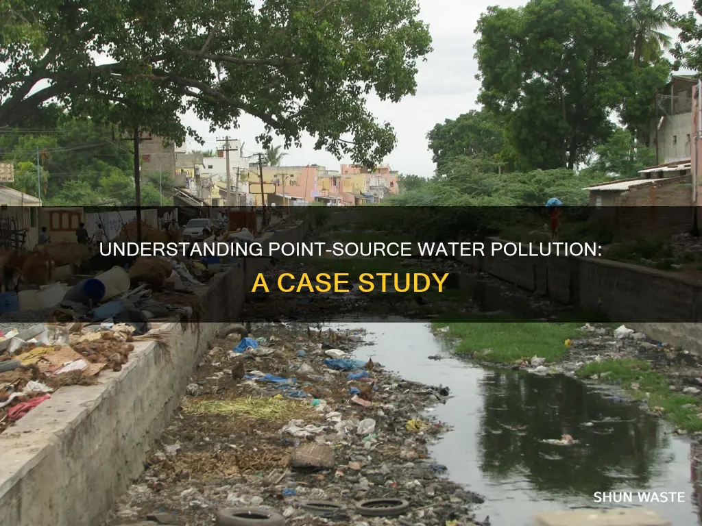 what is an example of point source water pollution