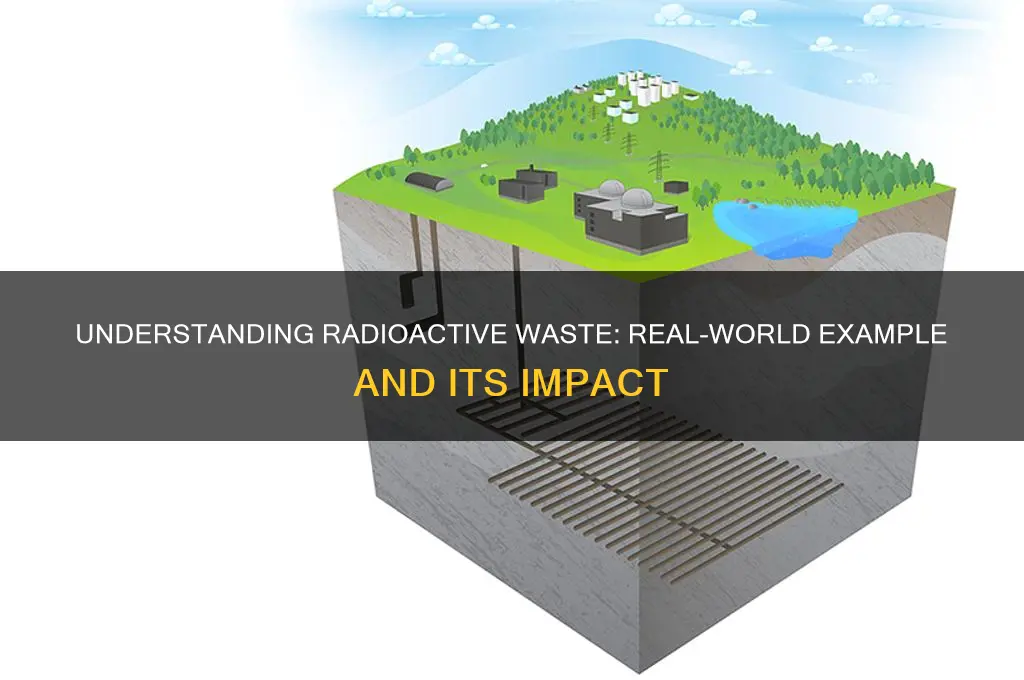 what is an example of radioactive waste