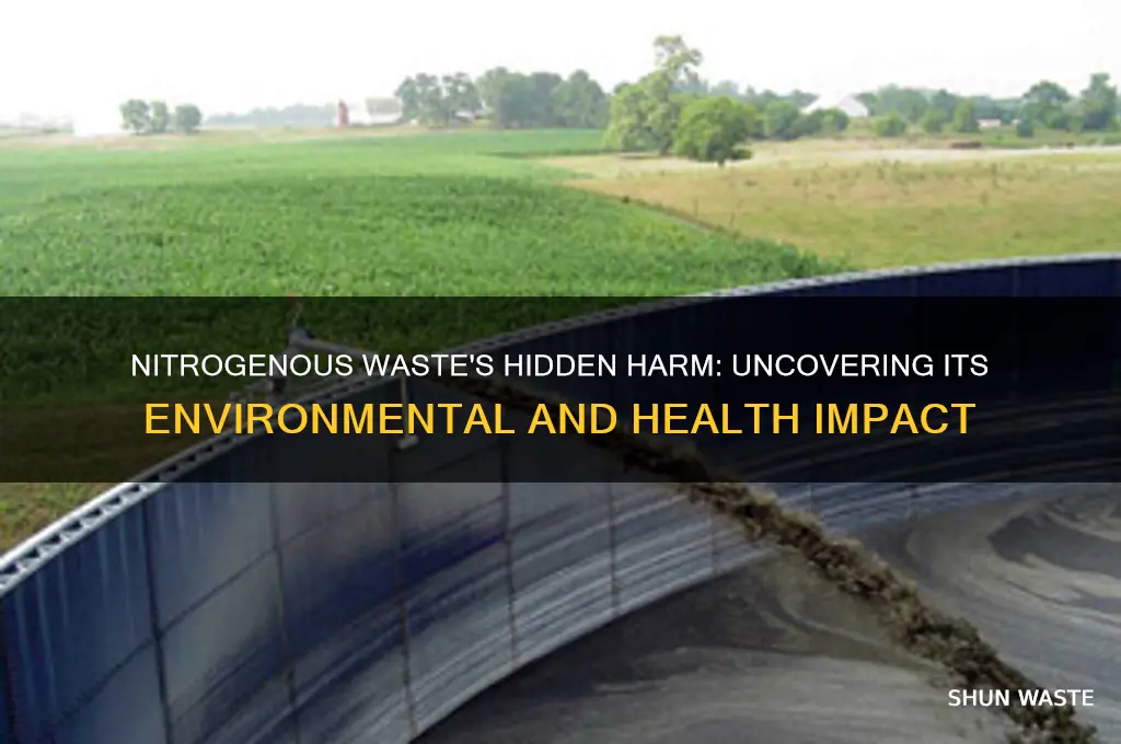 what is another negative effect of nitrogenous waste