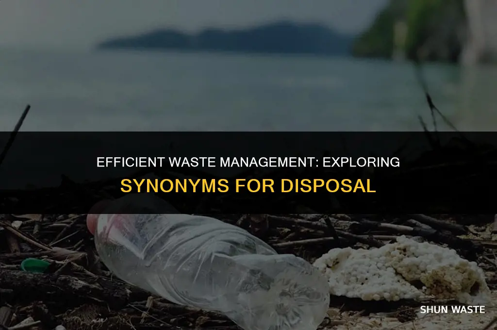 what is another word for waste disposal