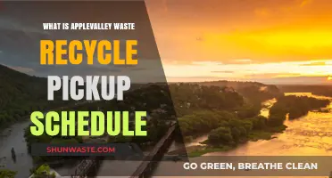 Apple Valley Waste Recycling Pickup Schedule: A Comprehensive Guide