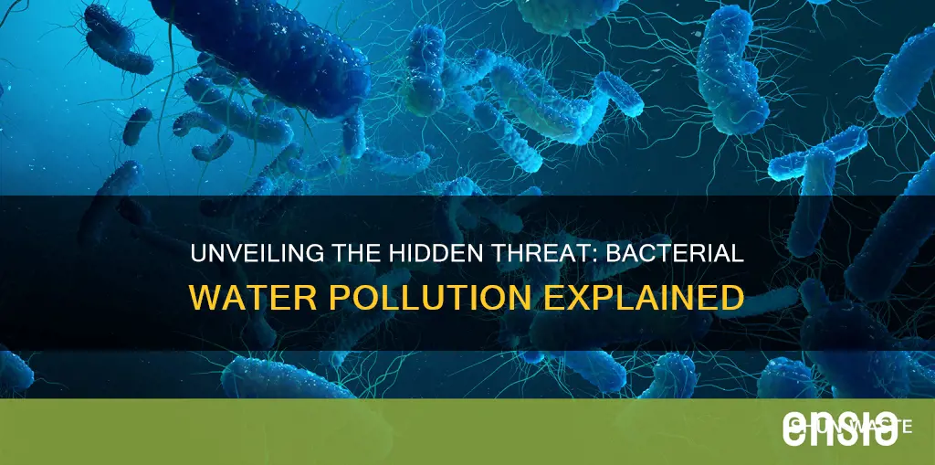 what is bacterial water pollution