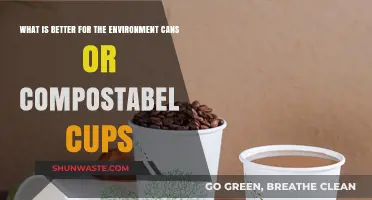 Eco-Friendly Choices: Cans vs. Compostable Cups – Which is Greener?
