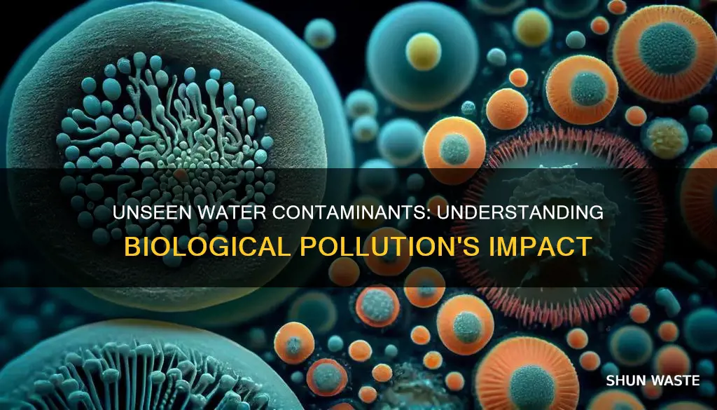 what is biological pollution of water