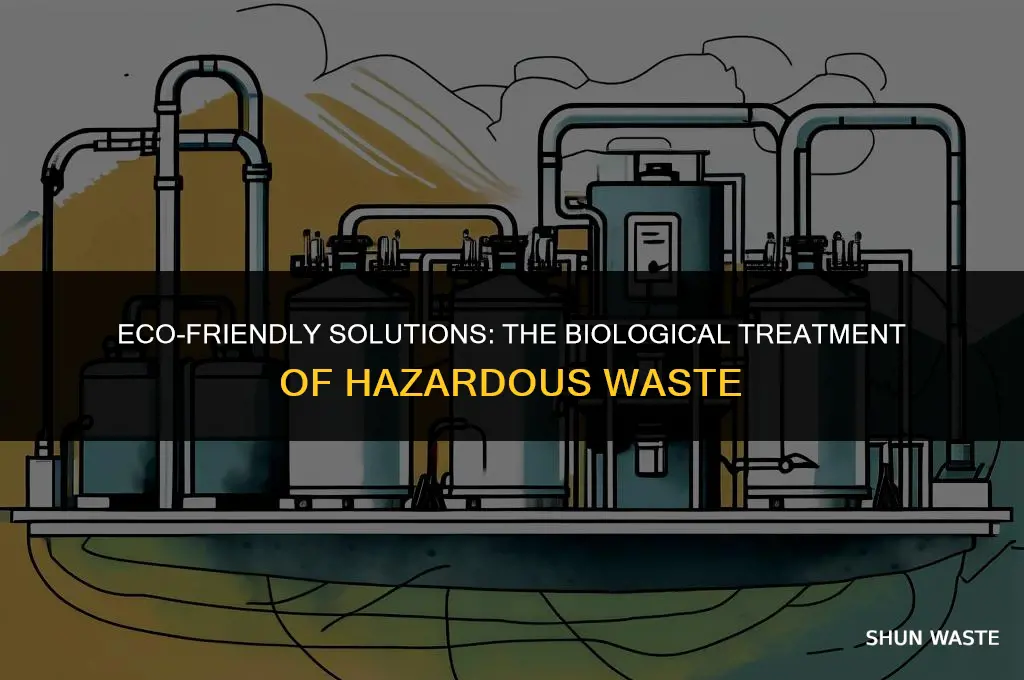 what is biological treatment of hazardous waste