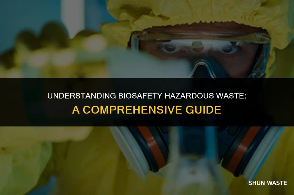 what is biosafety hazardous waste also referred to as