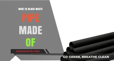 Understanding Black Waste Pipe Materials: Composition and Common Uses