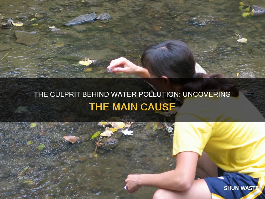 what is by far the leading cause of water pollution