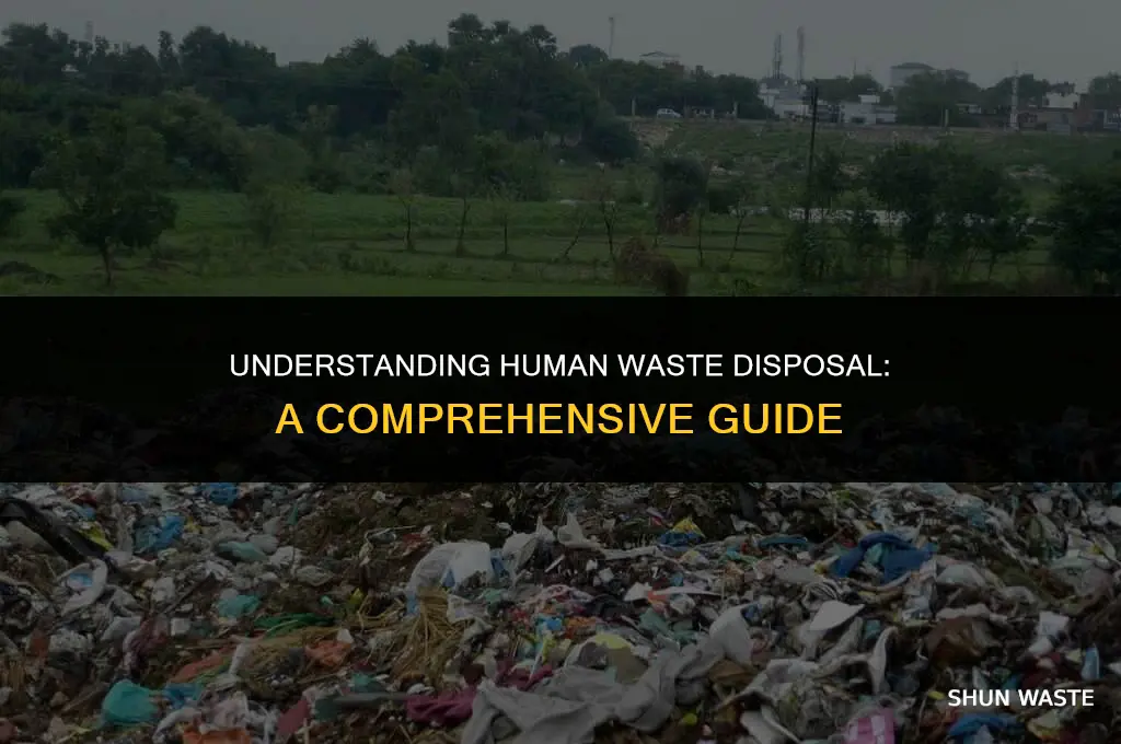 what is called the human waste disposal