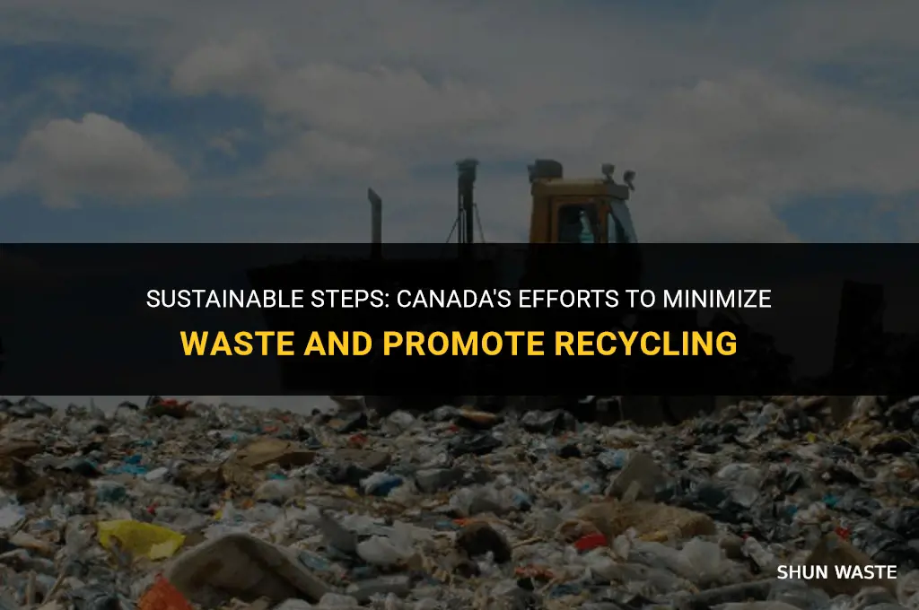 what is canada doing to reduce waste