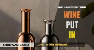 Wine Waste Canisters: Understanding Their Purpose and Benefits