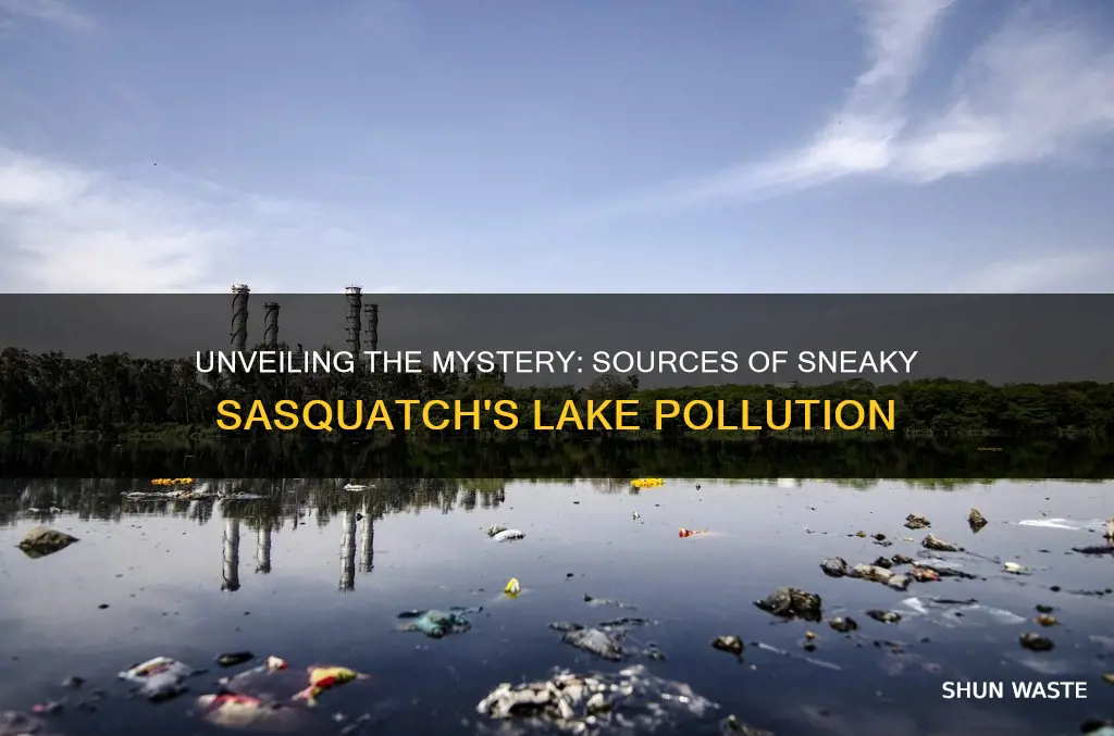 what is causing the lake pollution in sneaky sasquatch